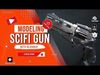 Gun Scifi Holodix - Game Ready Low-poly 3D model_1