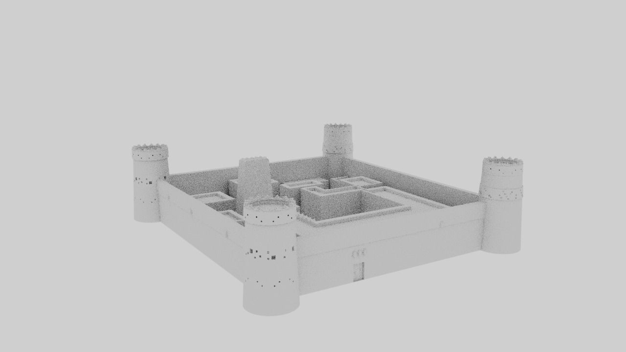 Masmak Castle   Saudi Landmarks 3D model_1