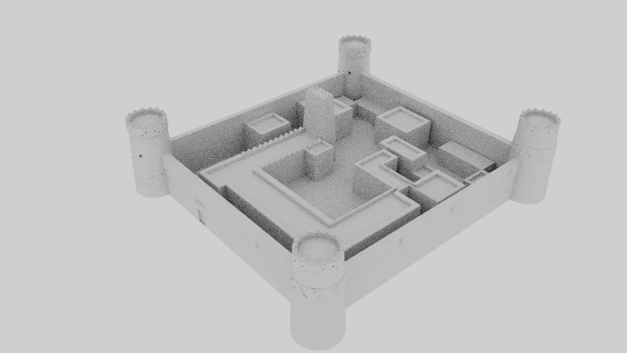 Masmak Castle   Saudi Landmarks 3D model_0