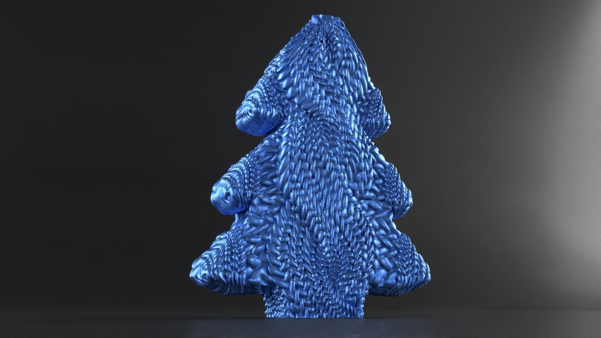 Christmas Tree Candle 02  3D print model_2