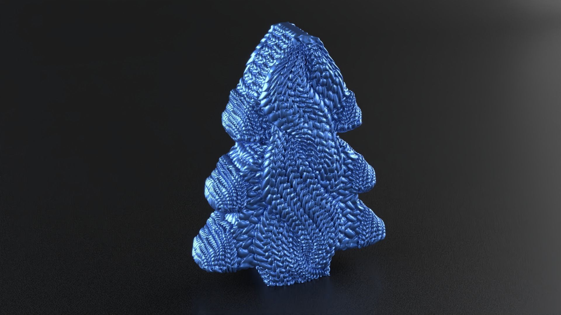 Christmas Tree Candle 02  3D print model_3