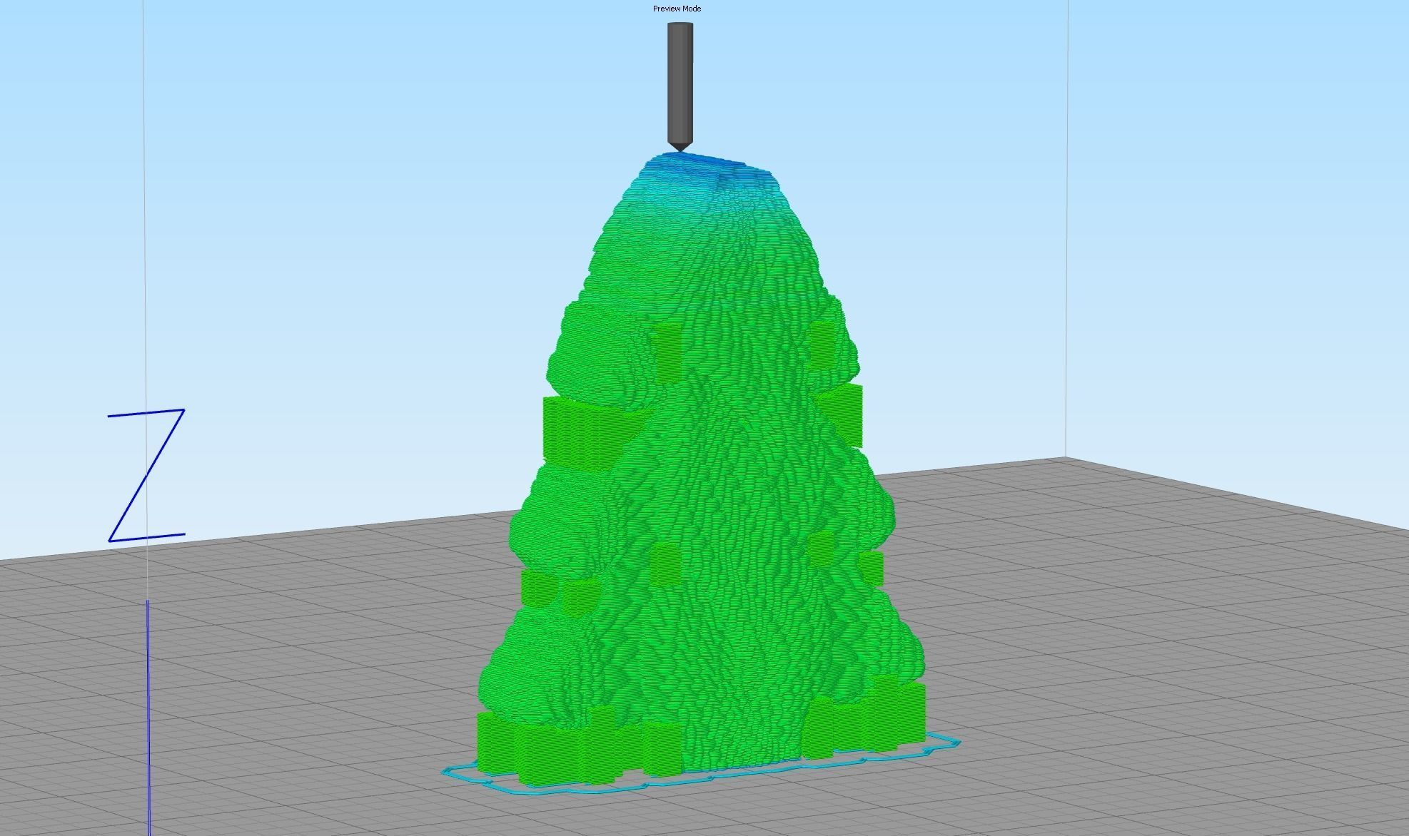 Christmas Tree Candle 02  3D print model_6