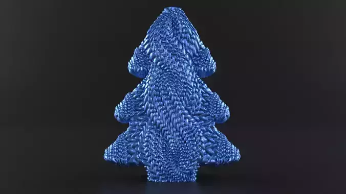 Christmas Tree Candle 02  3D print model