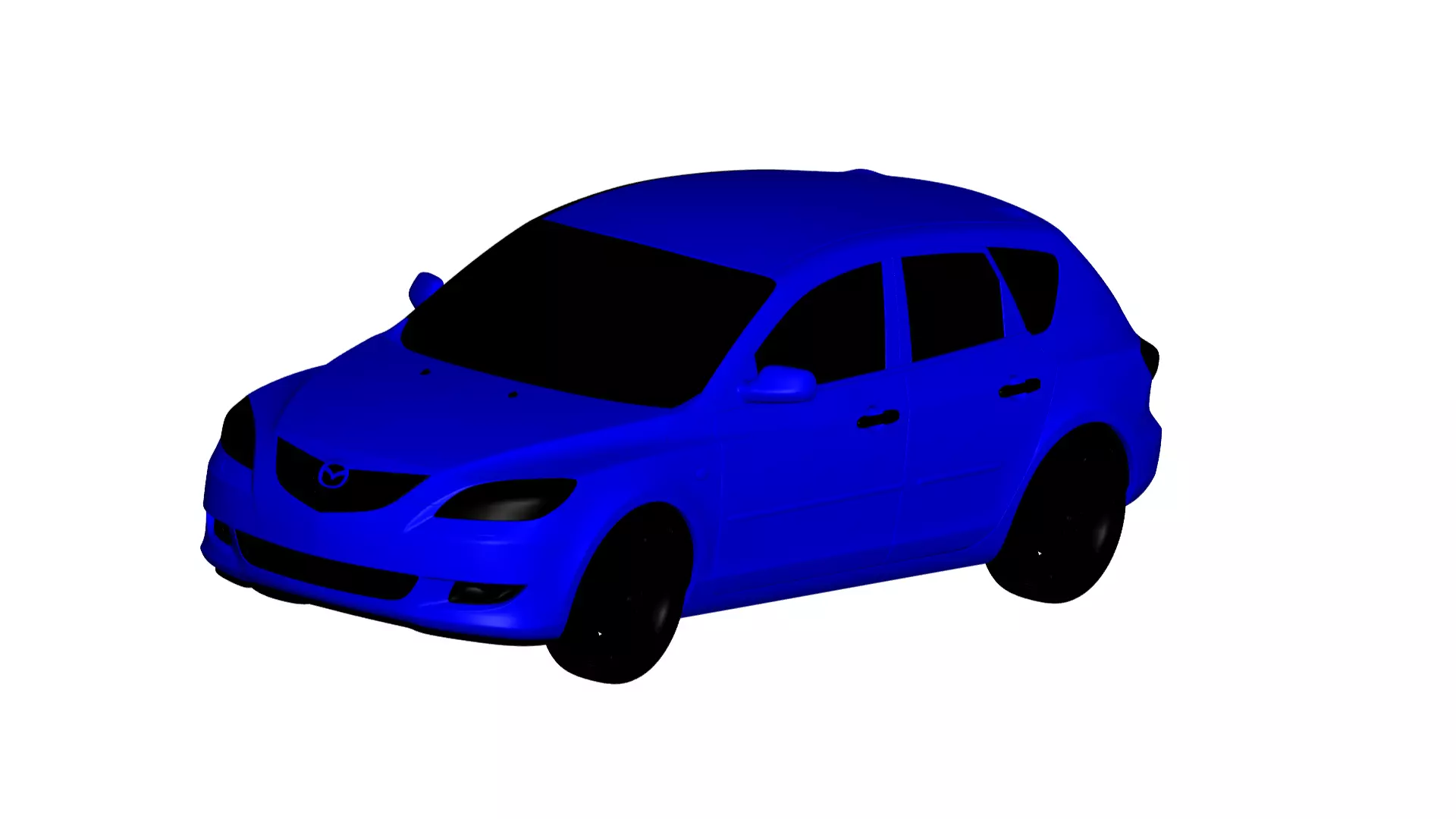 Mazda 3 hatchback  3D model_0