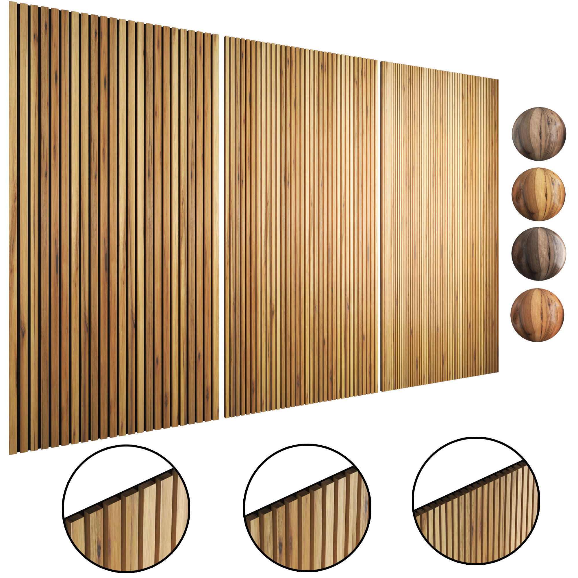 Mdf Rafter MDF RAFTER 3D PANEL 3D model | CGTrader