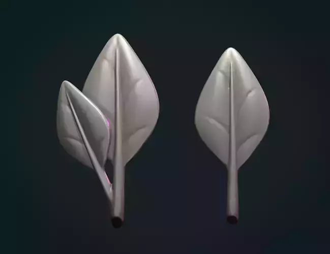 Leaves leaf 3D print model