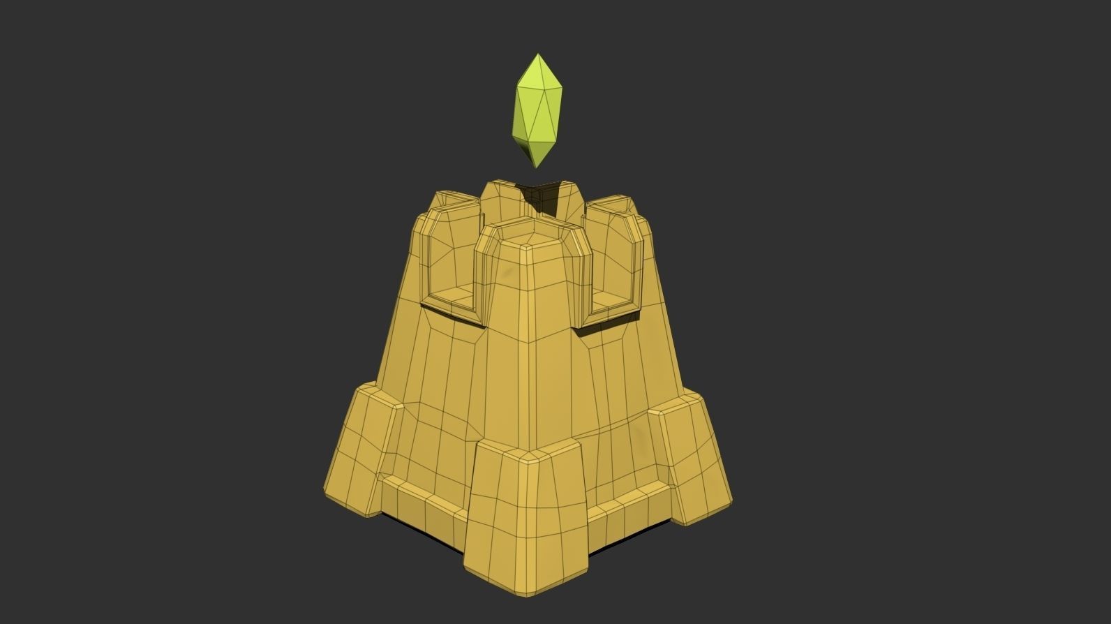 Altar 01 Low-poly 3D model_6