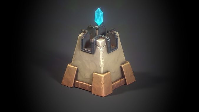 Altar 01 Low-poly 3D model