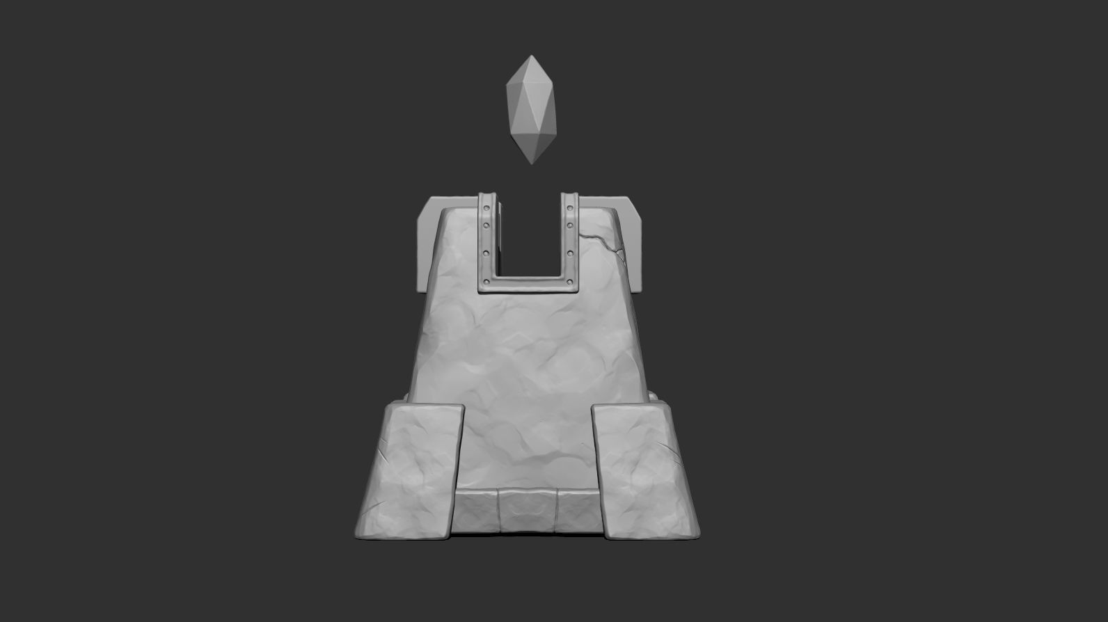 Altar 01 Low-poly 3D model_5