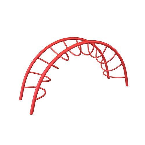 Half Moon Climber V1 001 Low-poly 3D model