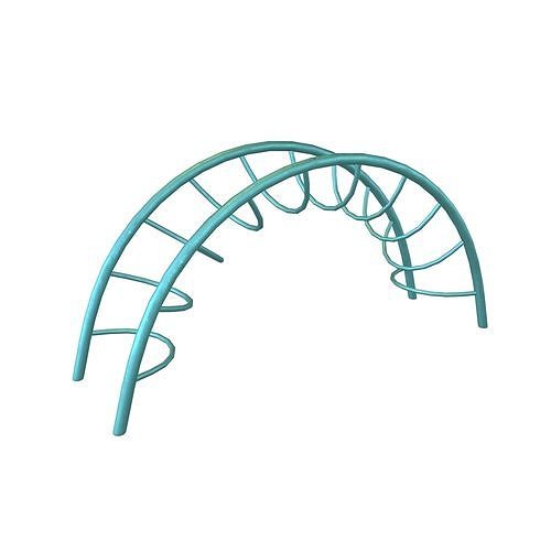 Half Moon Climber V1 003 Low-poly 3D model