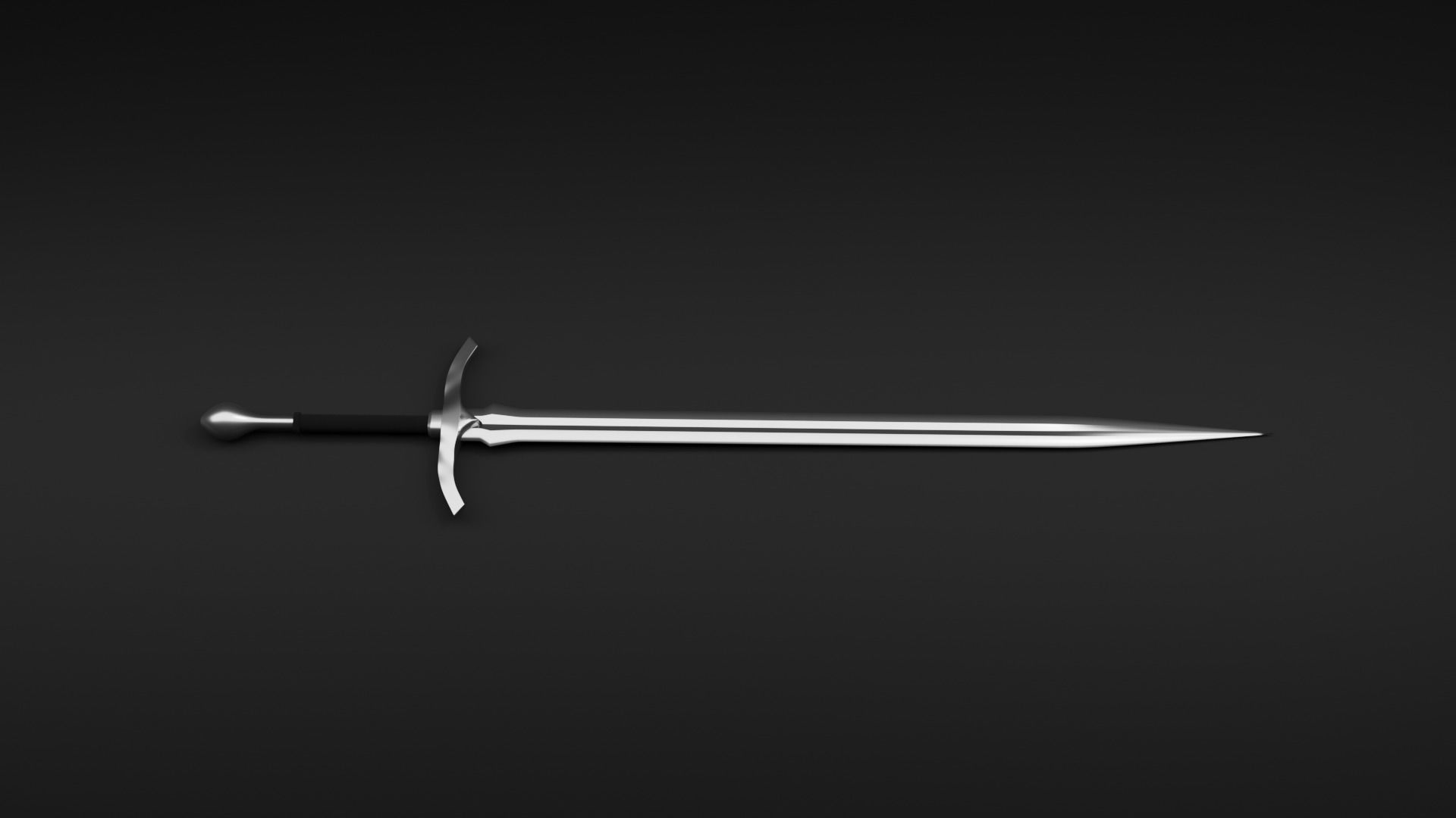 Medieval Swords 3D model_4