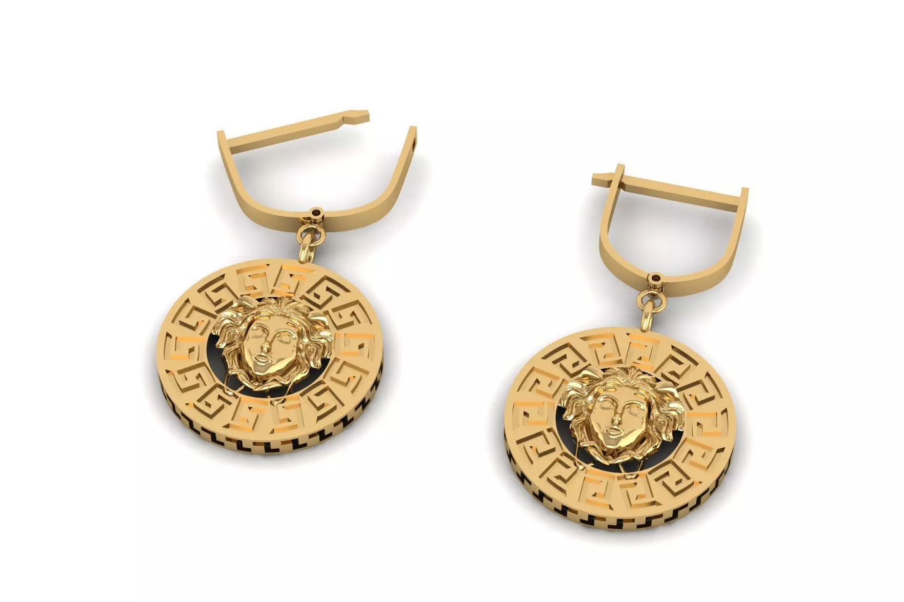 Medusa Earring E 15 3D print model