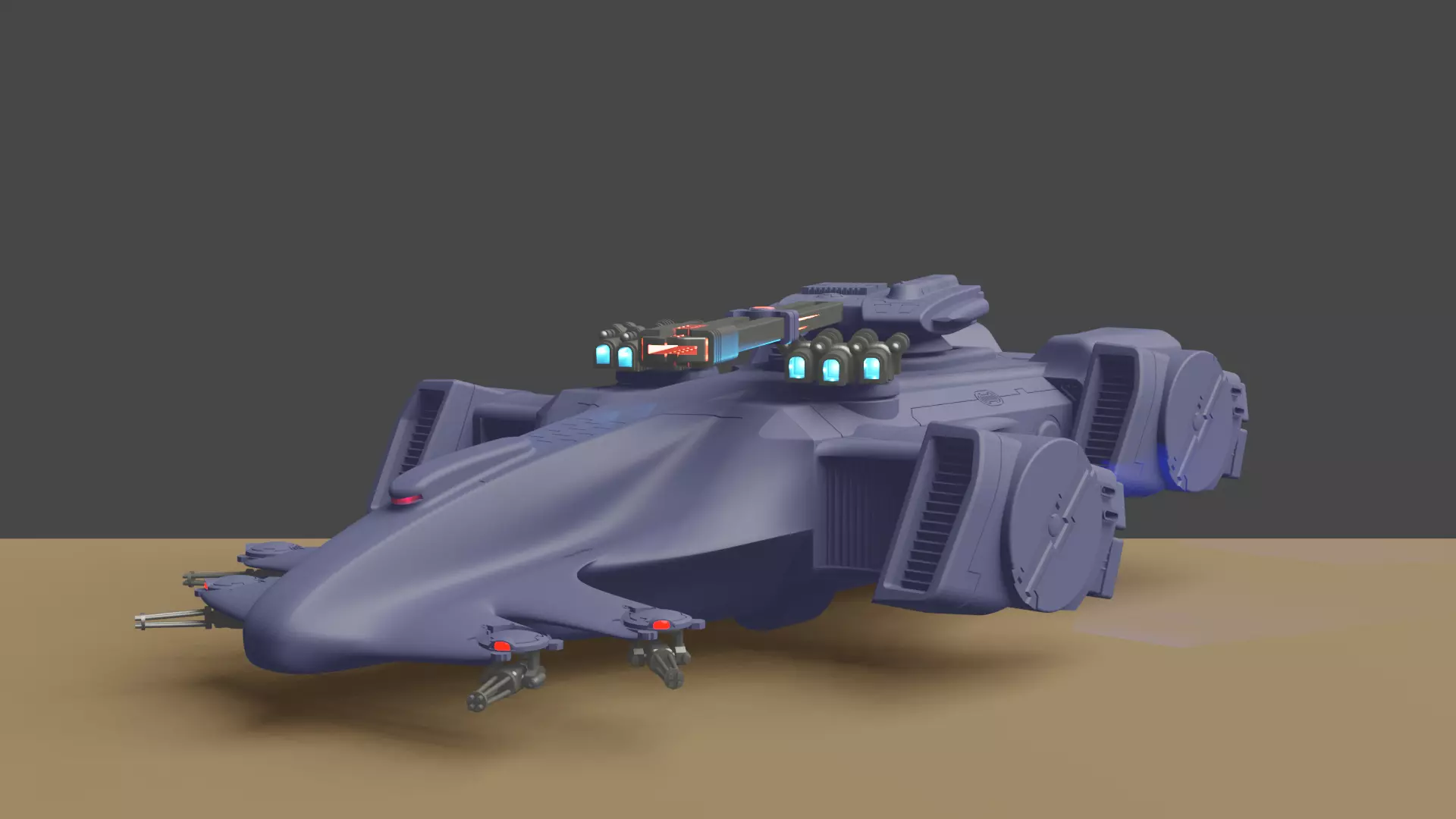 TX-9 WHALESHARK DESTROYER - GREATER GOOD SUPERHEAVY TANK 3D print model_0