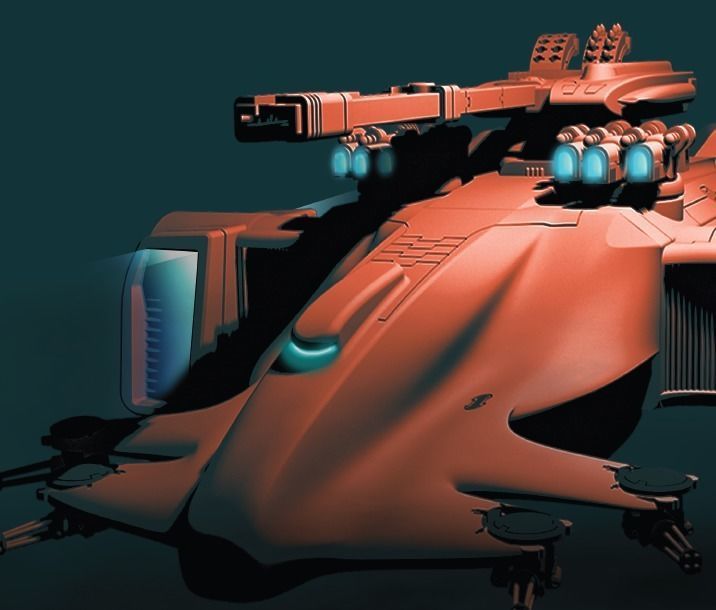 TX-9 WHALESHARK DESTROYER - GREATER GOOD SUPERHEAVY TANK 3D print model_4