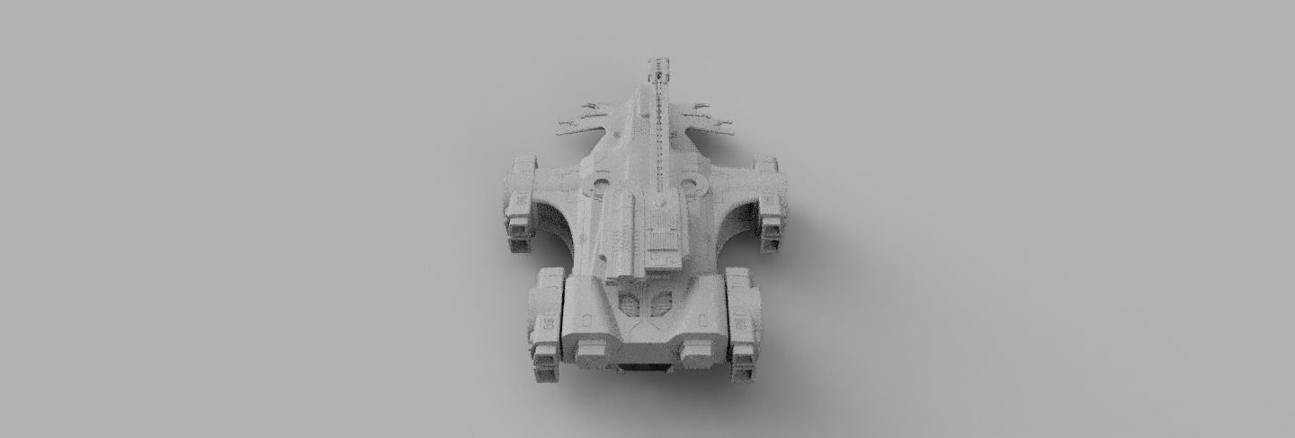 TX-9 WHALESHARK DESTROYER - GREATER GOOD SUPERHEAVY TANK 3D print model_9