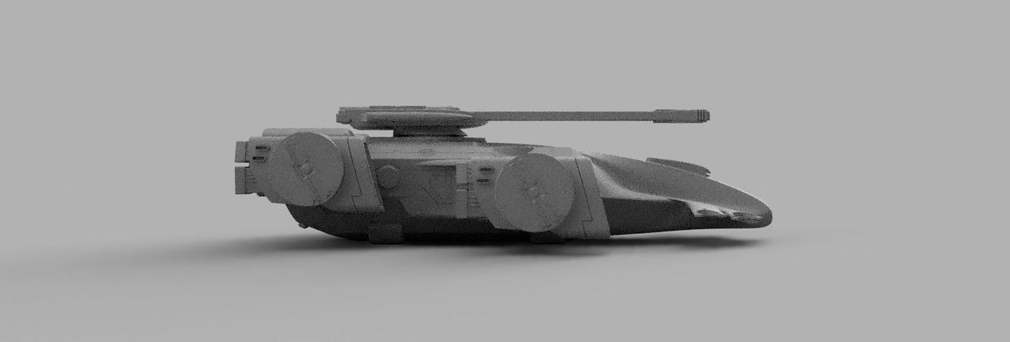 TX-9 WHALESHARK DESTROYER - GREATER GOOD SUPERHEAVY TANK 3D print model_6