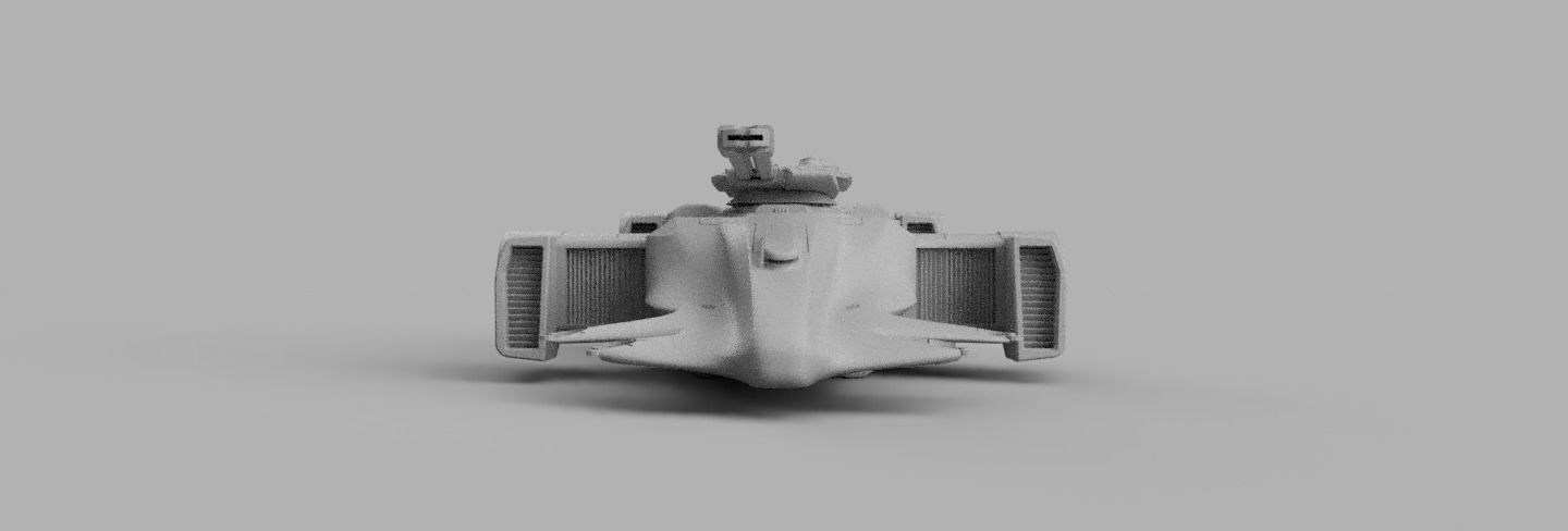 TX-9 WHALESHARK DESTROYER - GREATER GOOD SUPERHEAVY TANK 3D print model_7