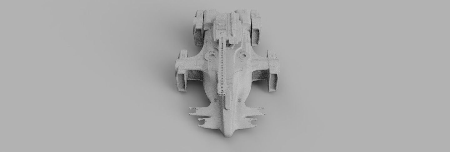 TX-9 WHALESHARK DESTROYER - GREATER GOOD SUPERHEAVY TANK 3D print model_10