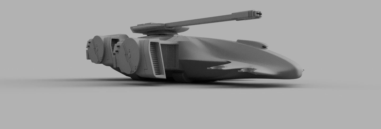 TX-9 WHALESHARK DESTROYER - GREATER GOOD SUPERHEAVY TANK 3D print model_11