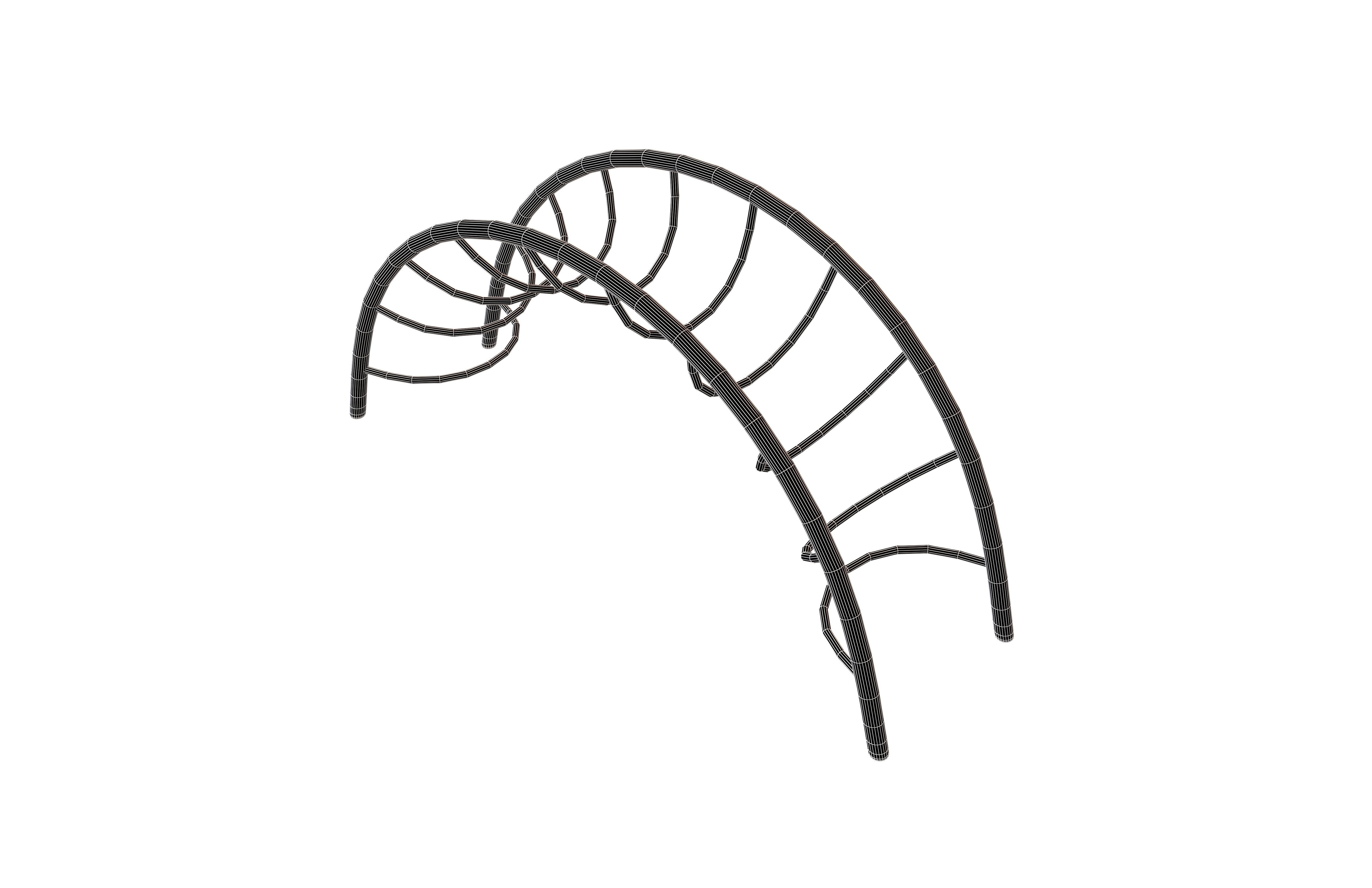 Half Moon Climber V1 005 Low-poly 3D model_5