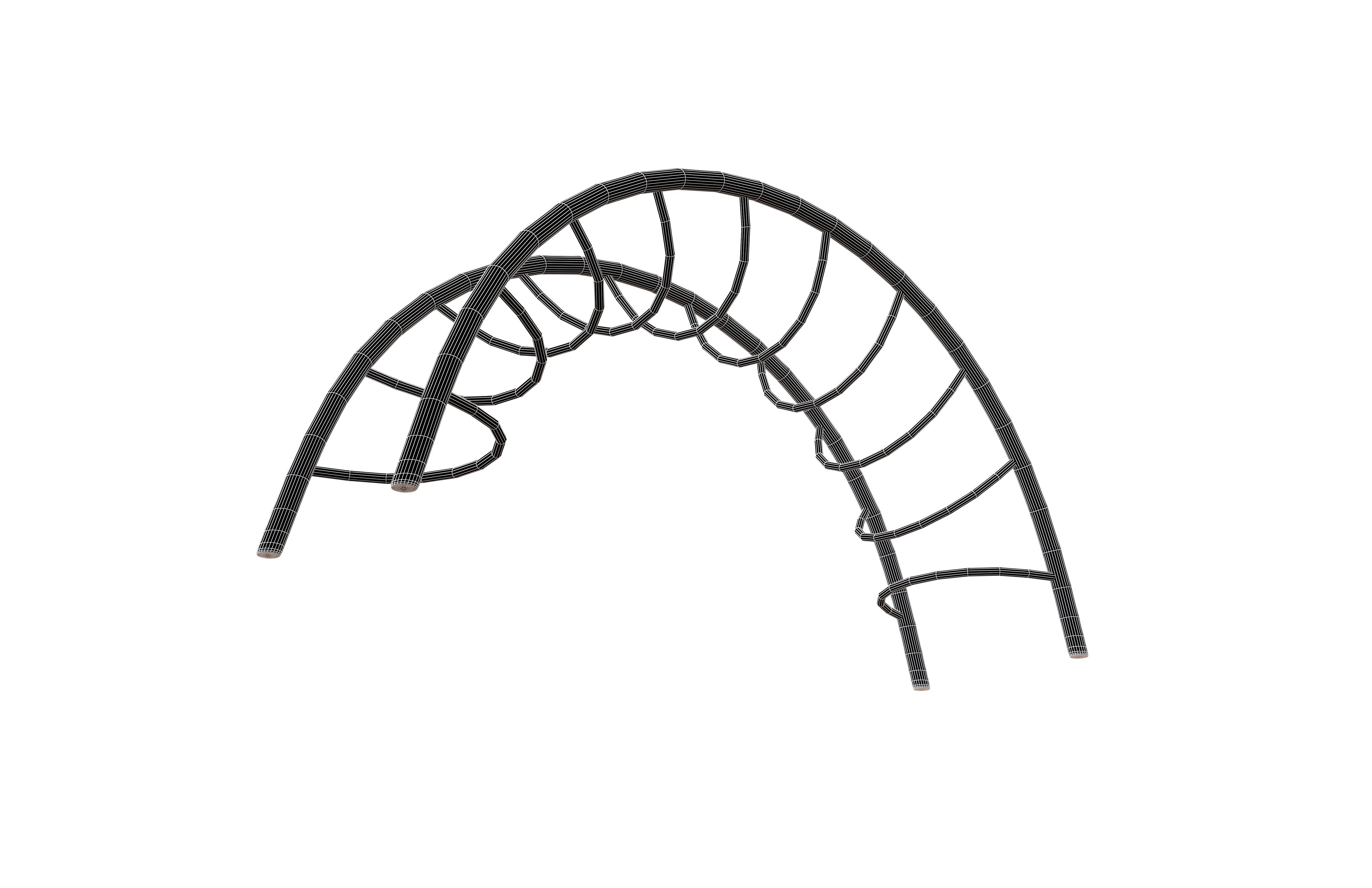 Half Moon Climber V1 005 Low-poly 3D model_6