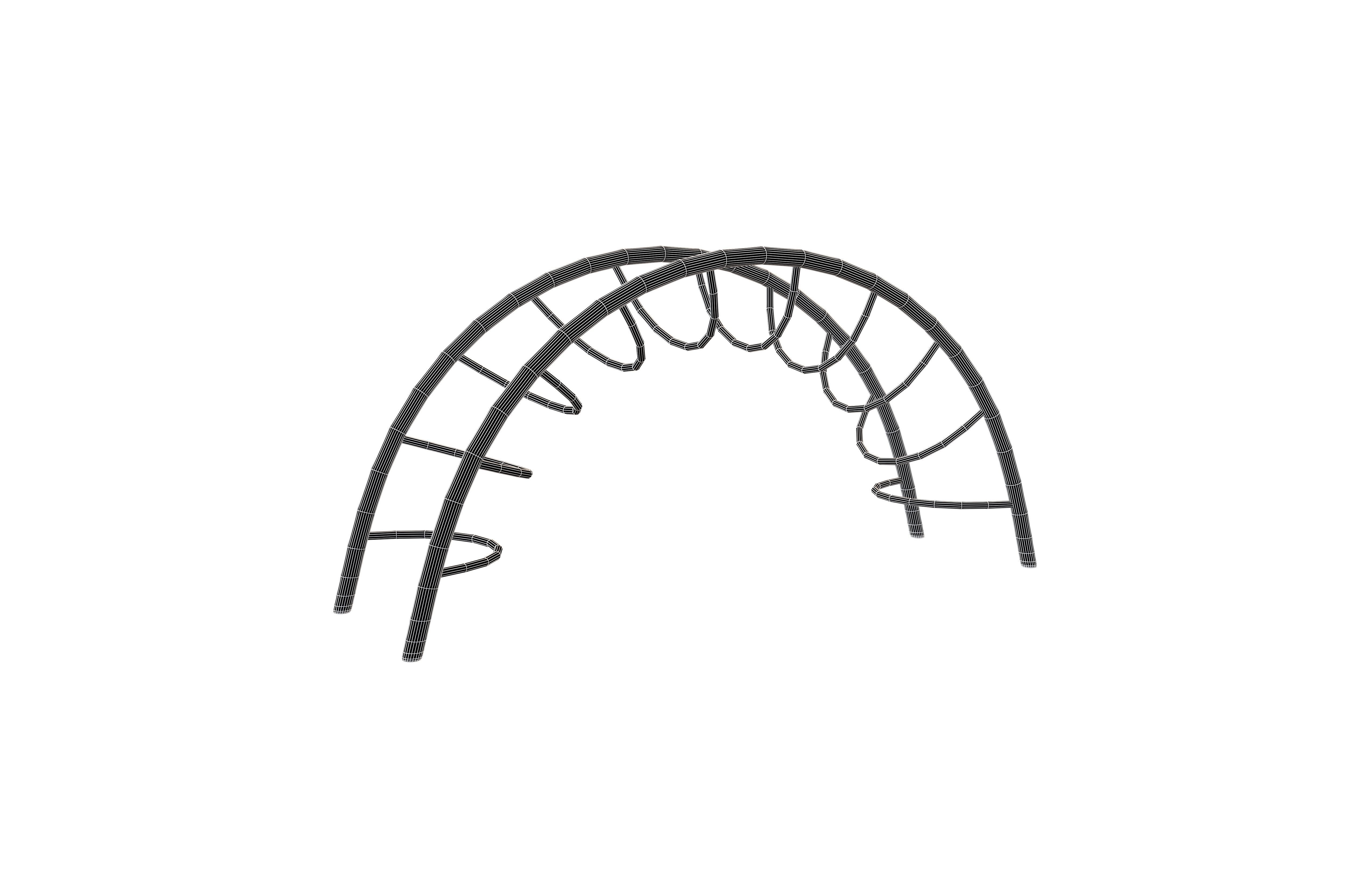 Half Moon Climber V1 008 Low-poly 3D model_4