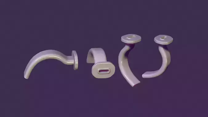 Medical air duct 3D print model