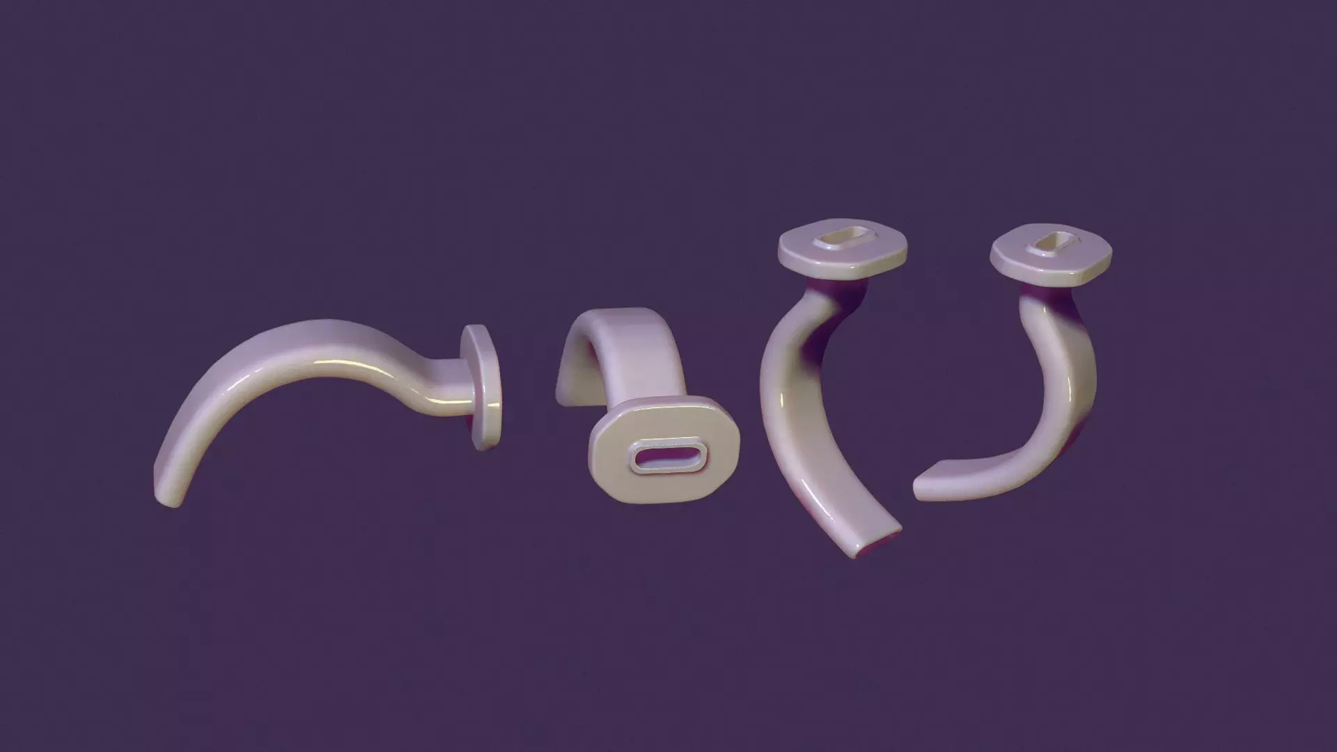 Medical air duct 3D print model_0