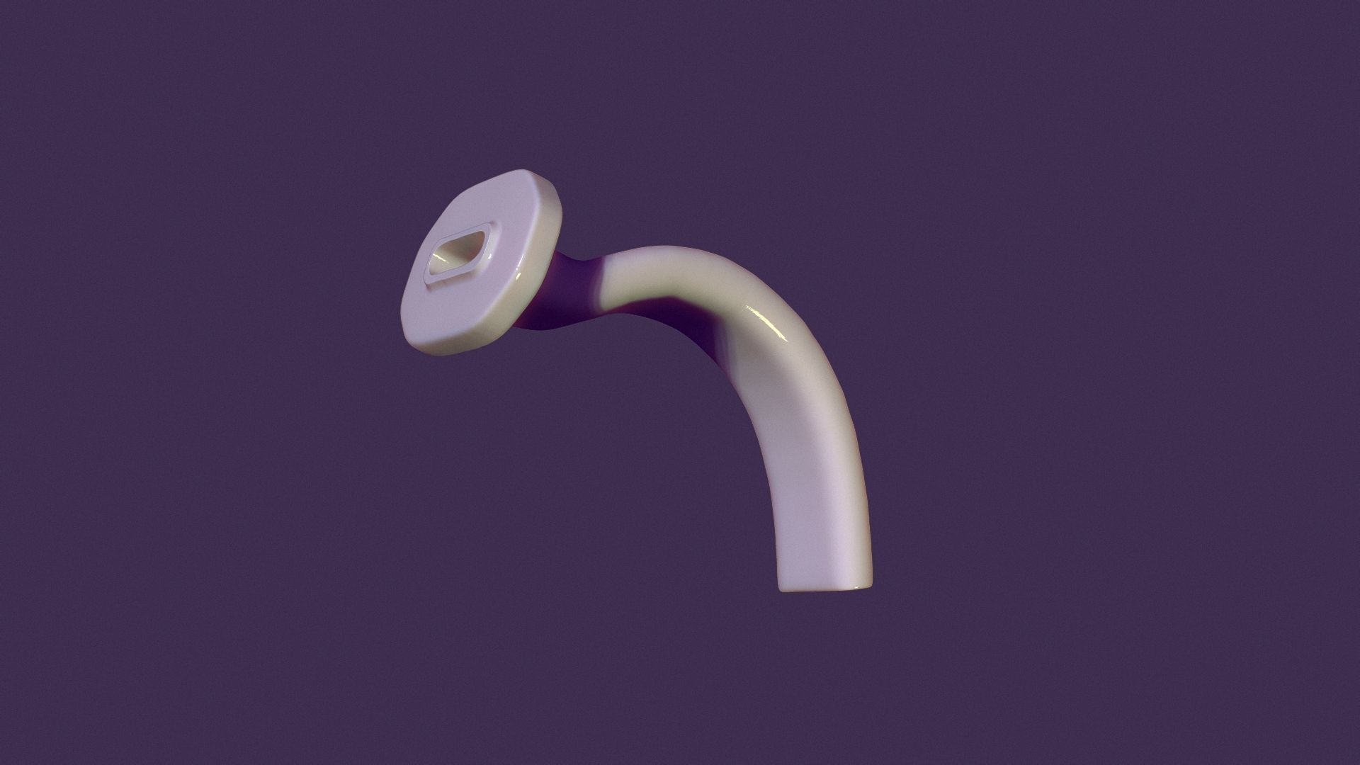 Medical air duct 3D print model_3