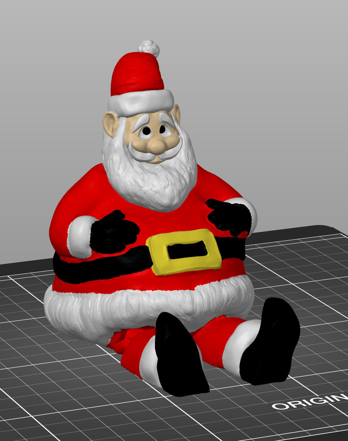 SANTA ARTICULATED XMAS MMU FILE INCLUDED 3D print model_2