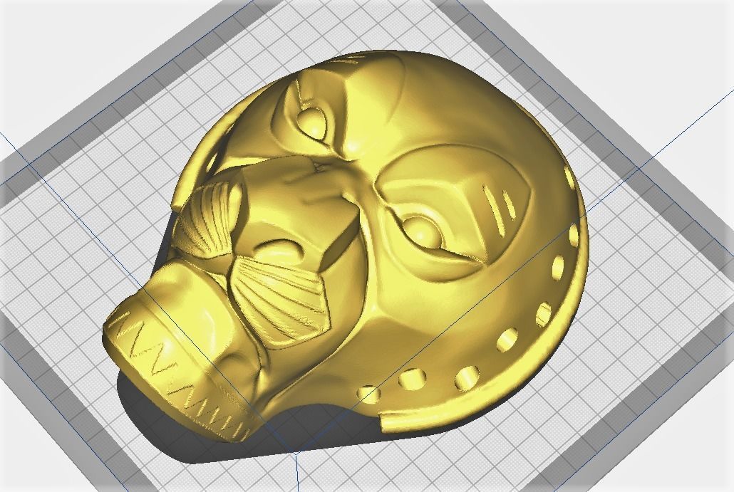 The Lion King Musical Mufasa Mask Head Mufasa Maske Kopf 3D print model_5
