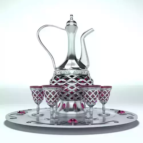 Decanter with glasses