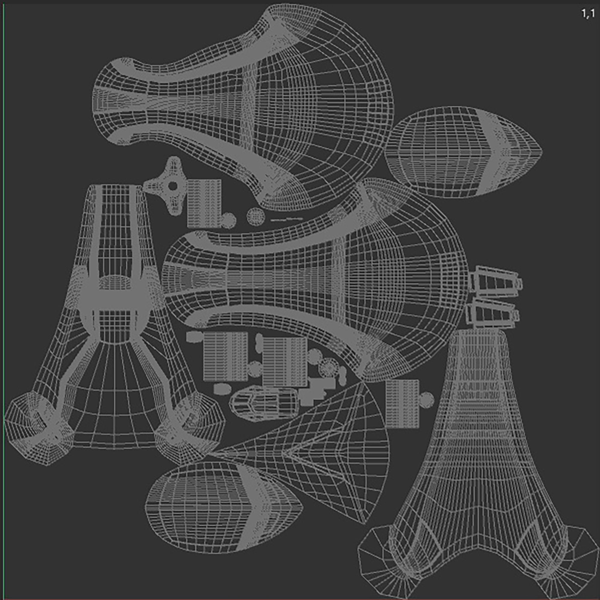 Hi-poly Alkesh 3D model_21