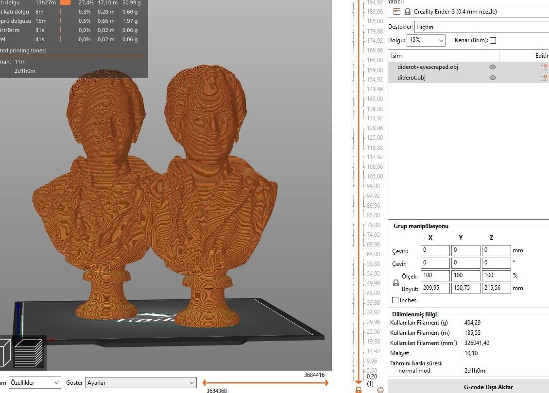 Denis Diderot 3D print model_8