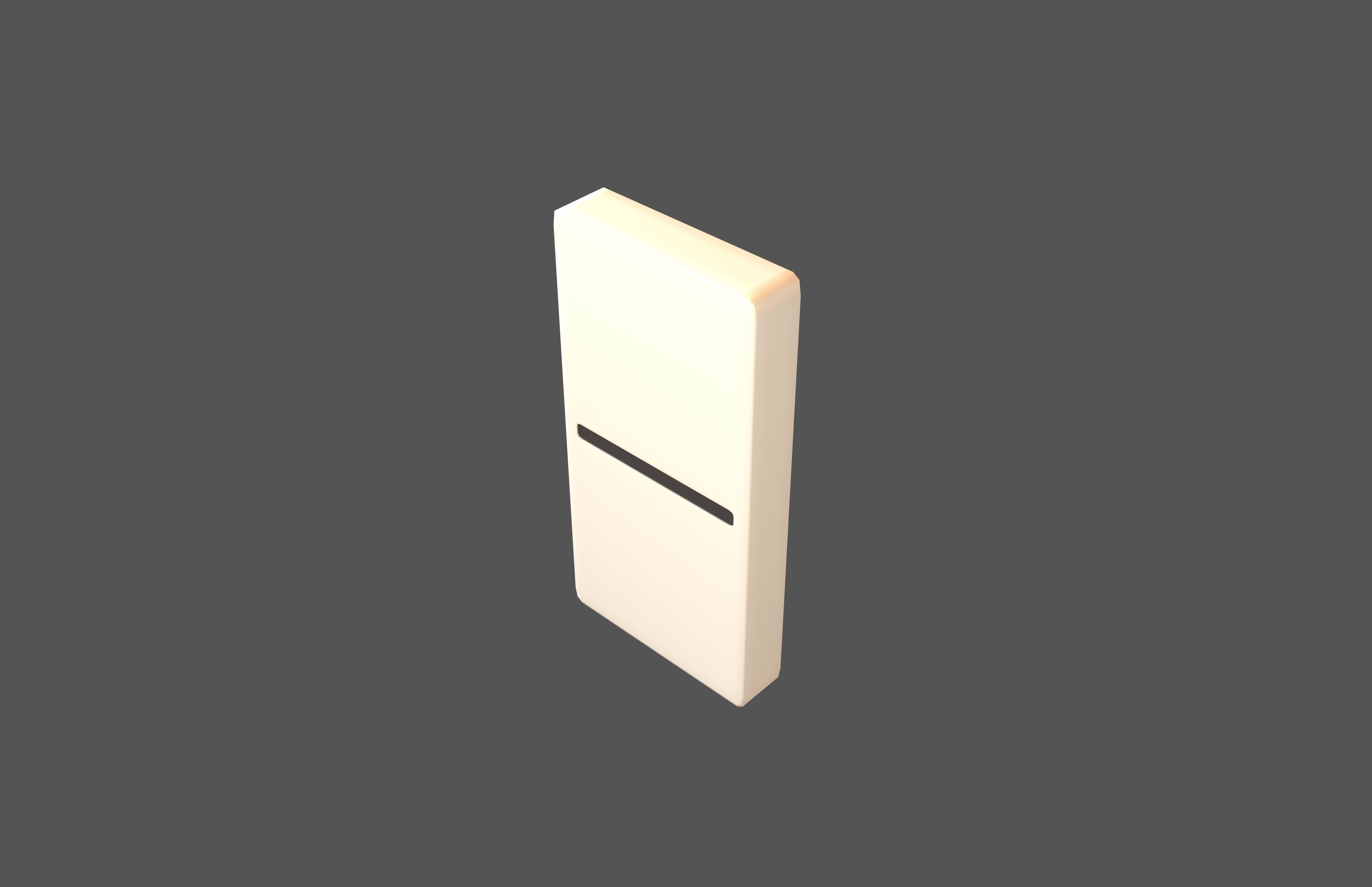 Dominoes V1 Pack 01 Low-poly 3D model_20