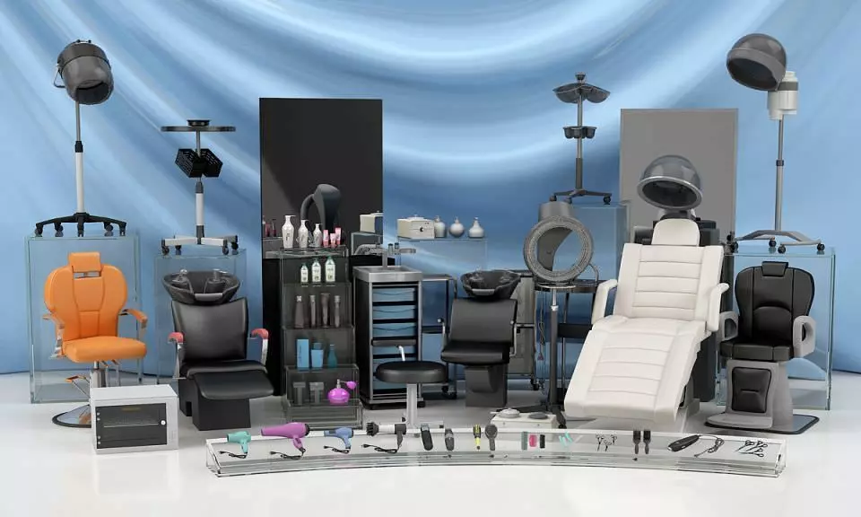 Archmodels vol 90 - beauty parlour appliances and furniture 3D model_0