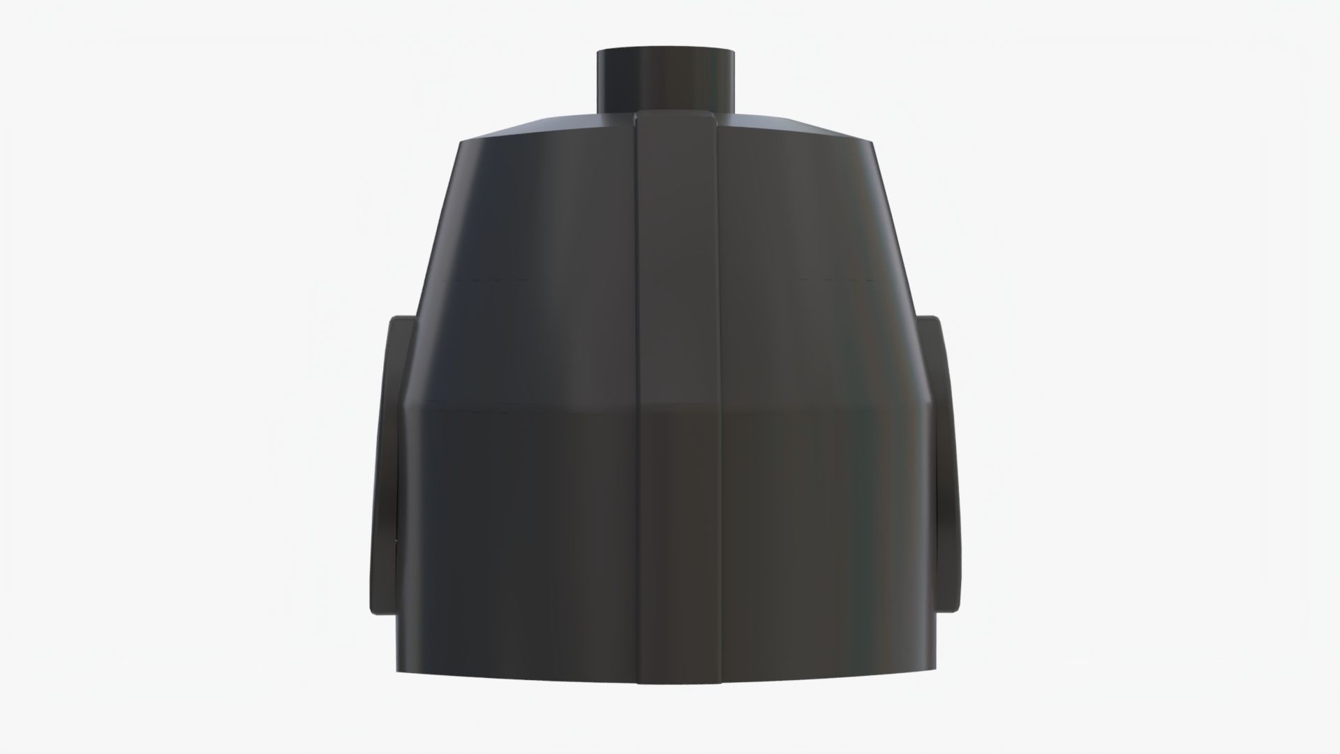 Lego matchable knight helmet Low-poly 3D model_7