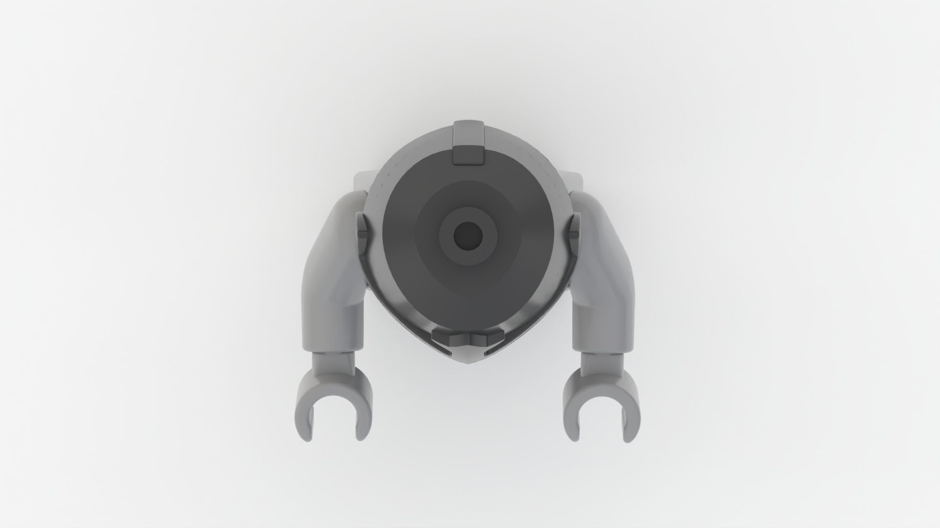 Lego matchable knight helmet Low-poly 3D model_4