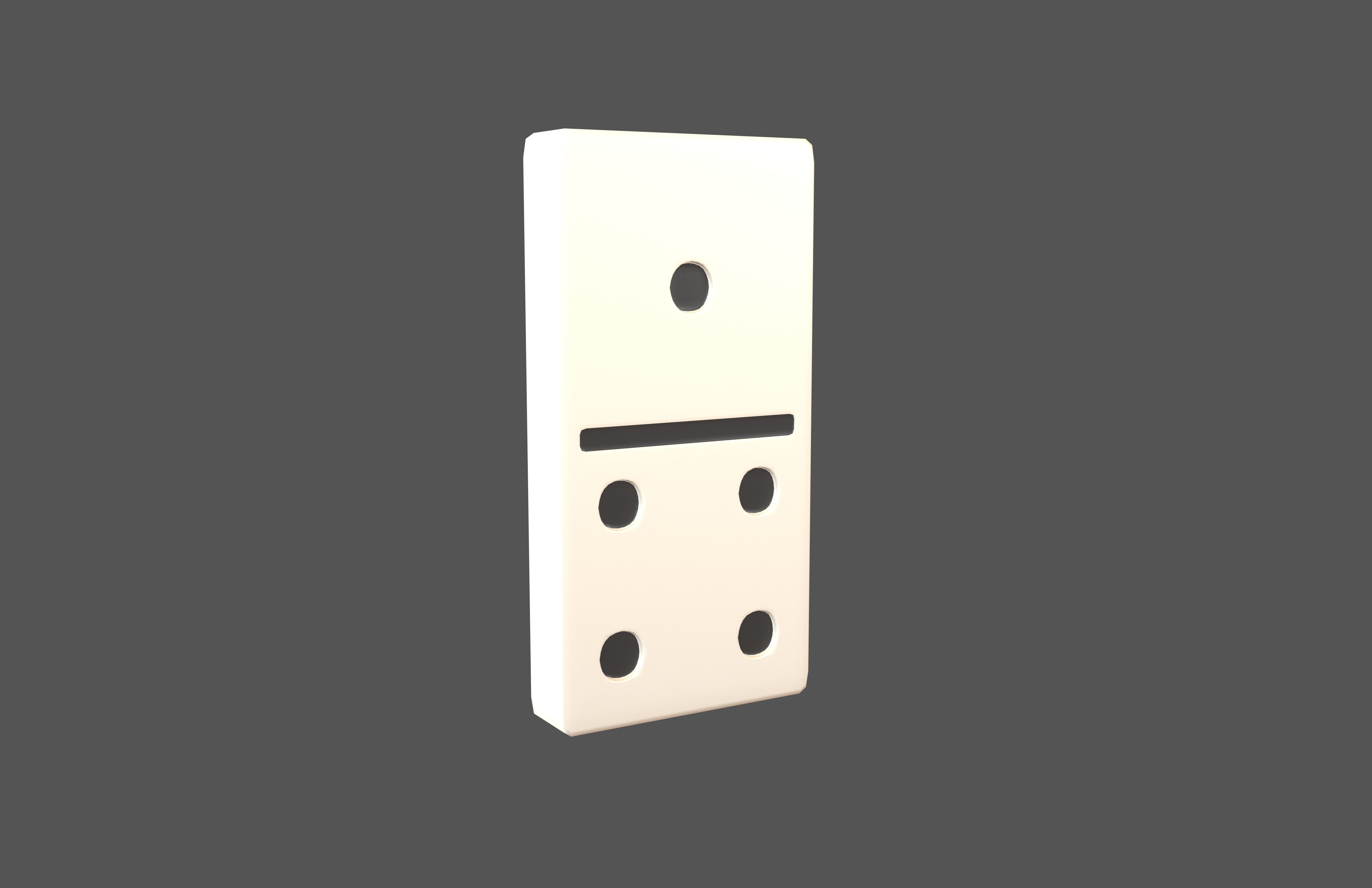 Dominoes V2 Pack 01 Low-poly 3D model_18