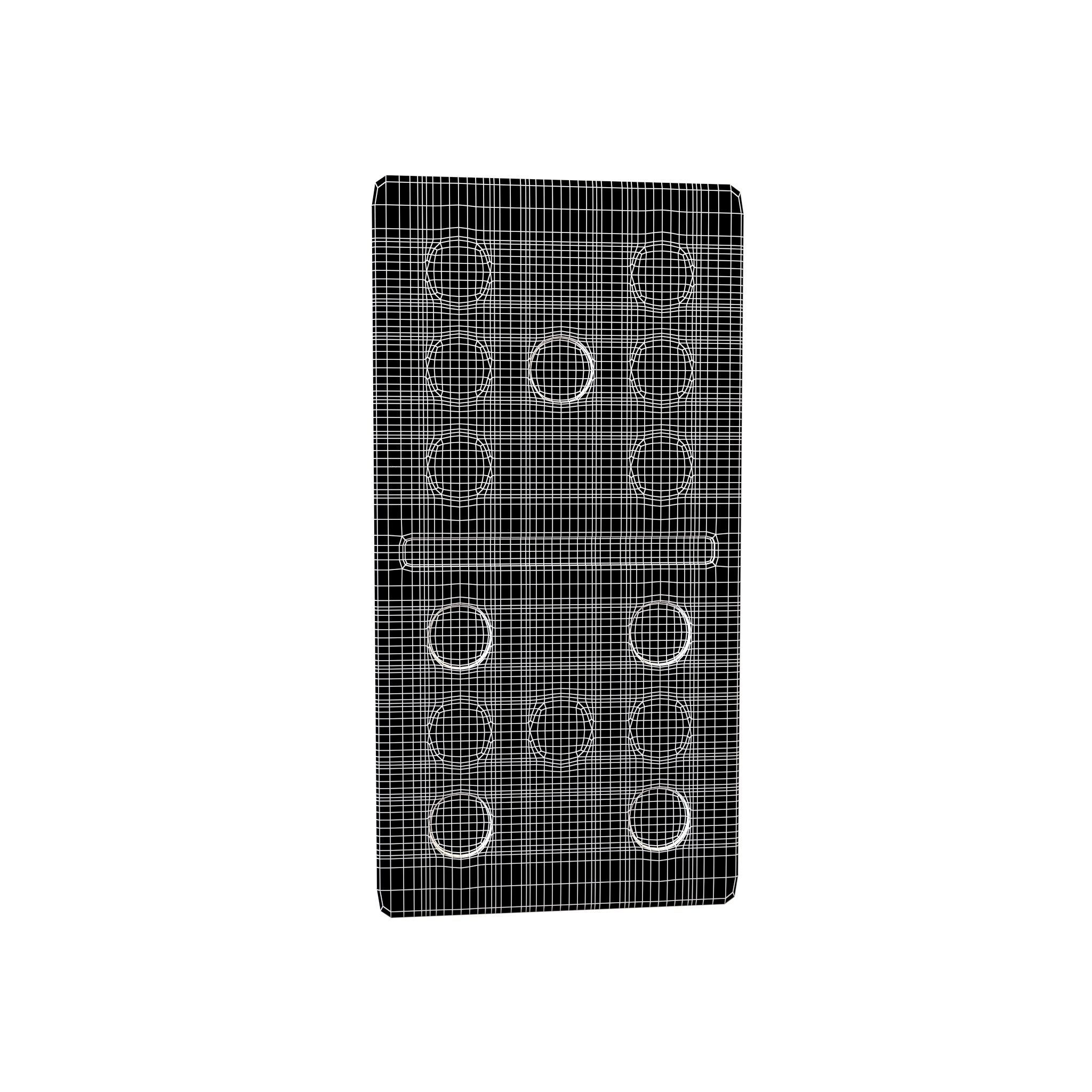 Dominoes V2 Pack 01 Low-poly 3D model_5