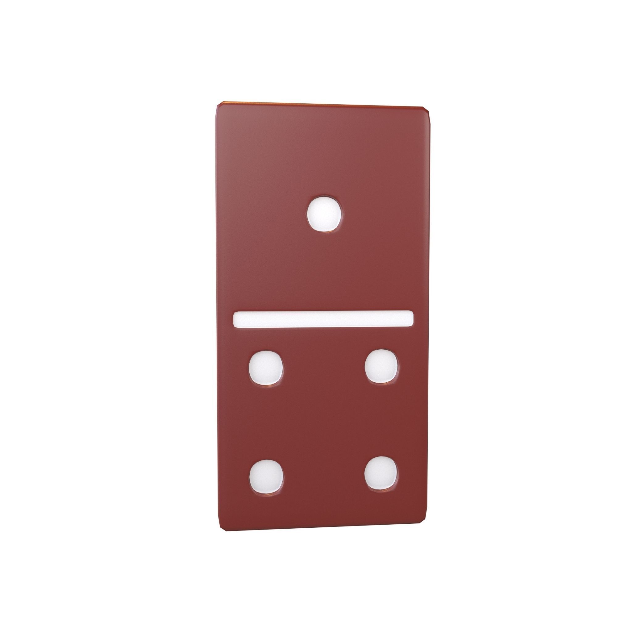 Dominoes V2 Pack 01 Low-poly 3D model_13