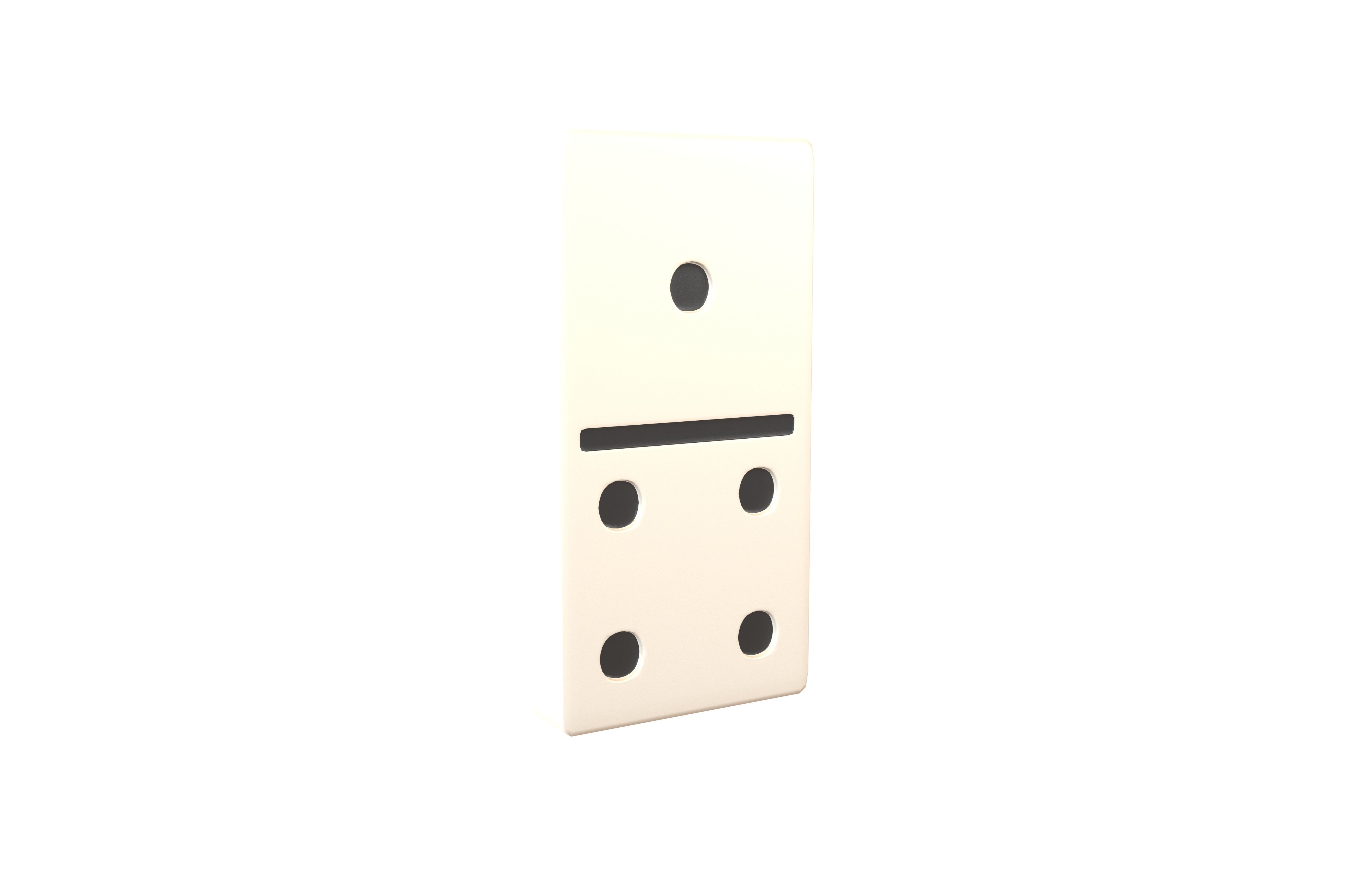 Dominoes V2 Pack 01 Low-poly 3D model_17