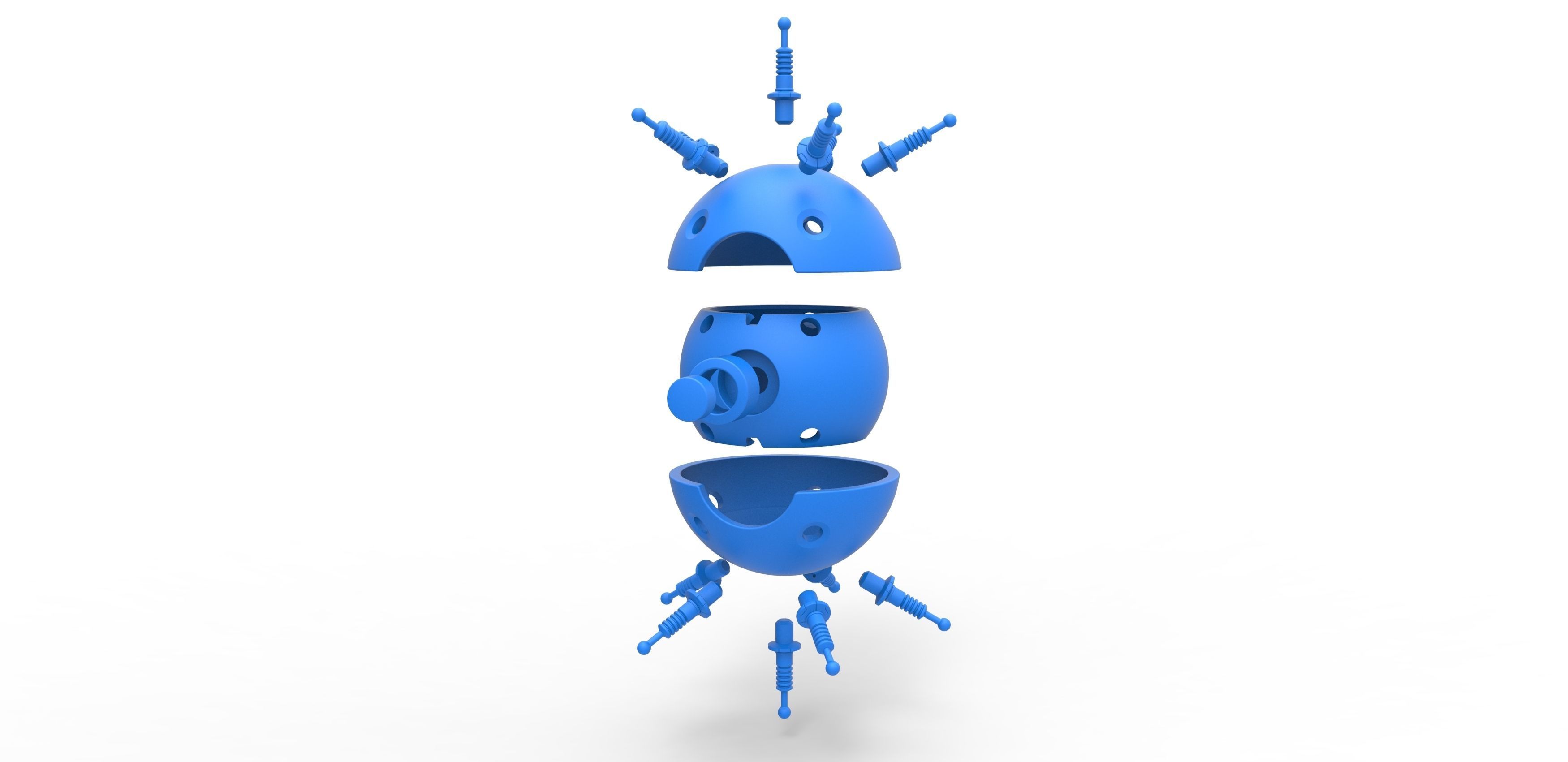 Thinker orb 3D print model_20