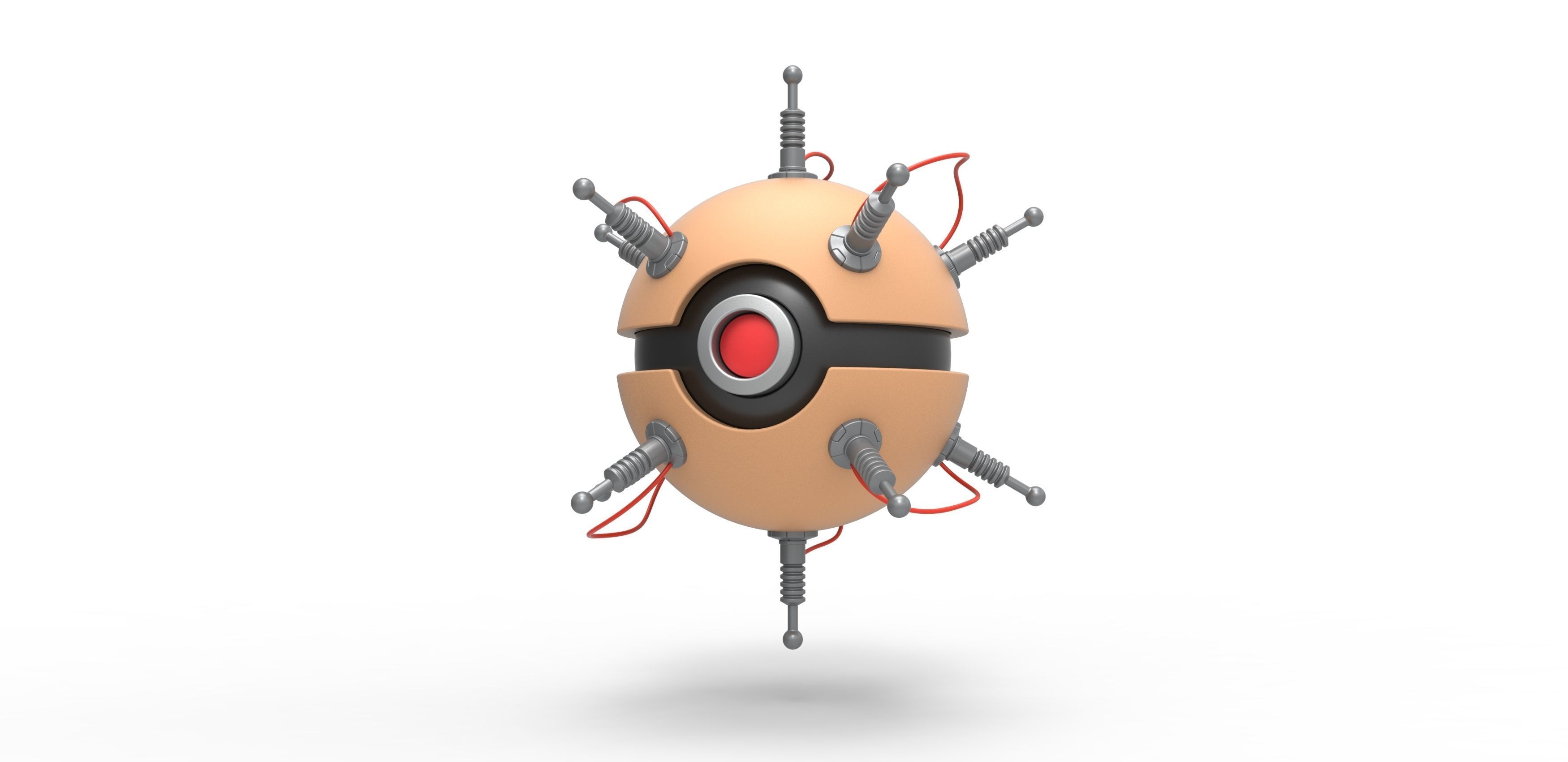 Thinker orb 3D print model_1