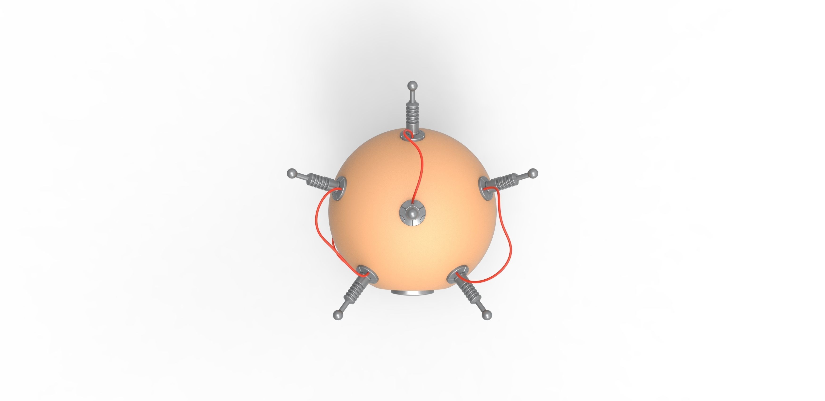 Thinker orb 3D print model_4