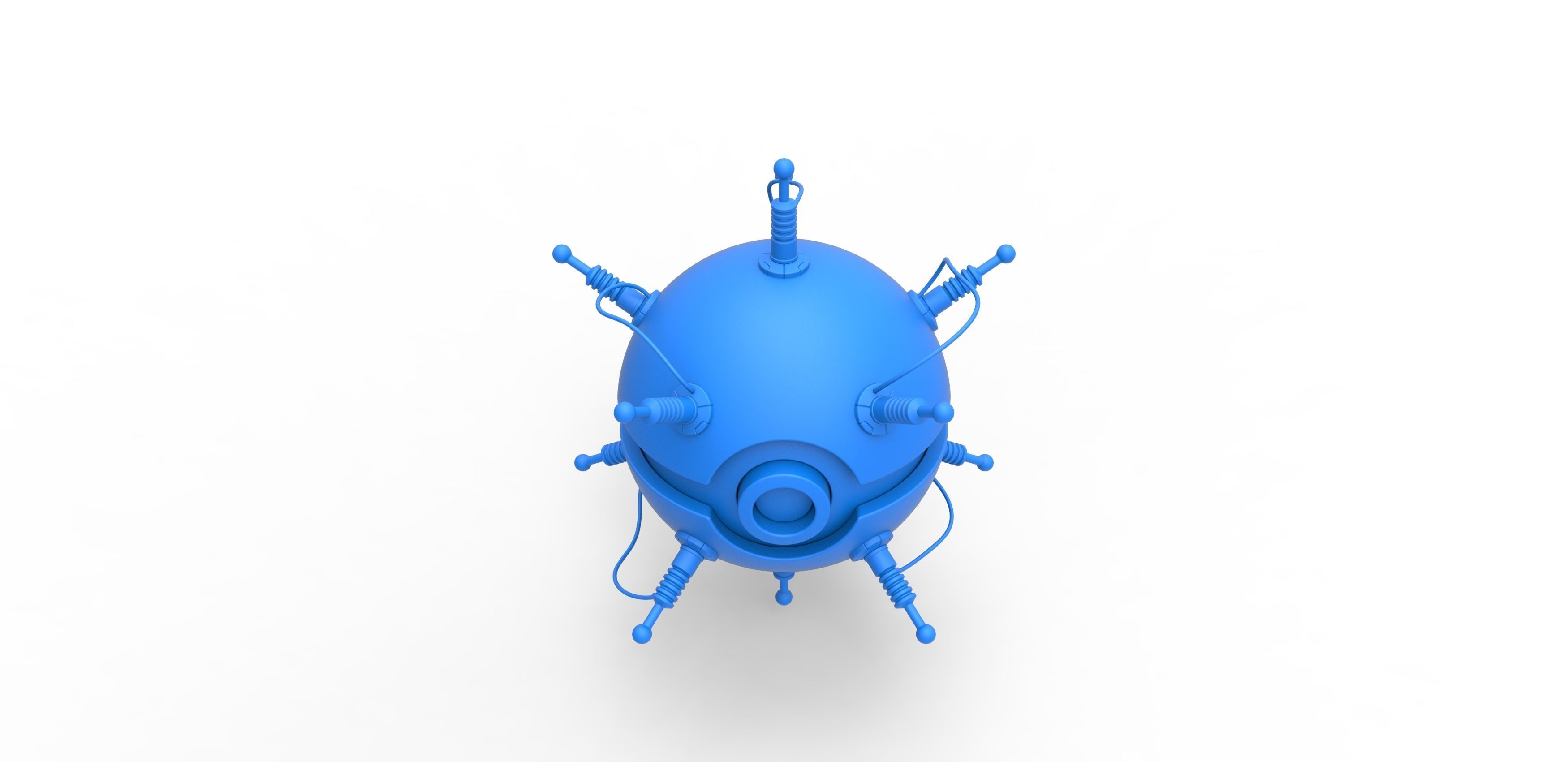 Thinker orb 3D print model_12