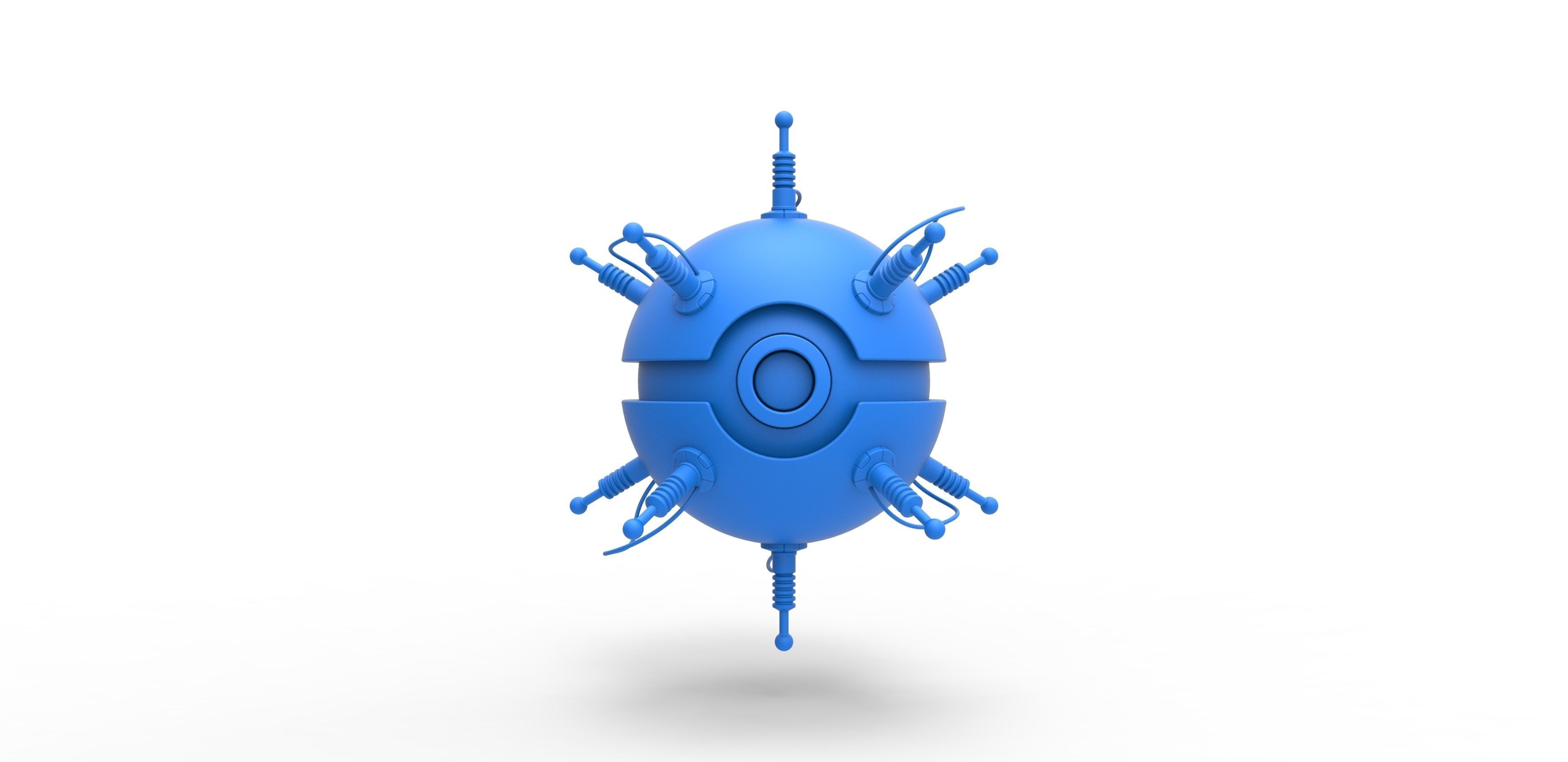 Thinker orb 3D print model_11