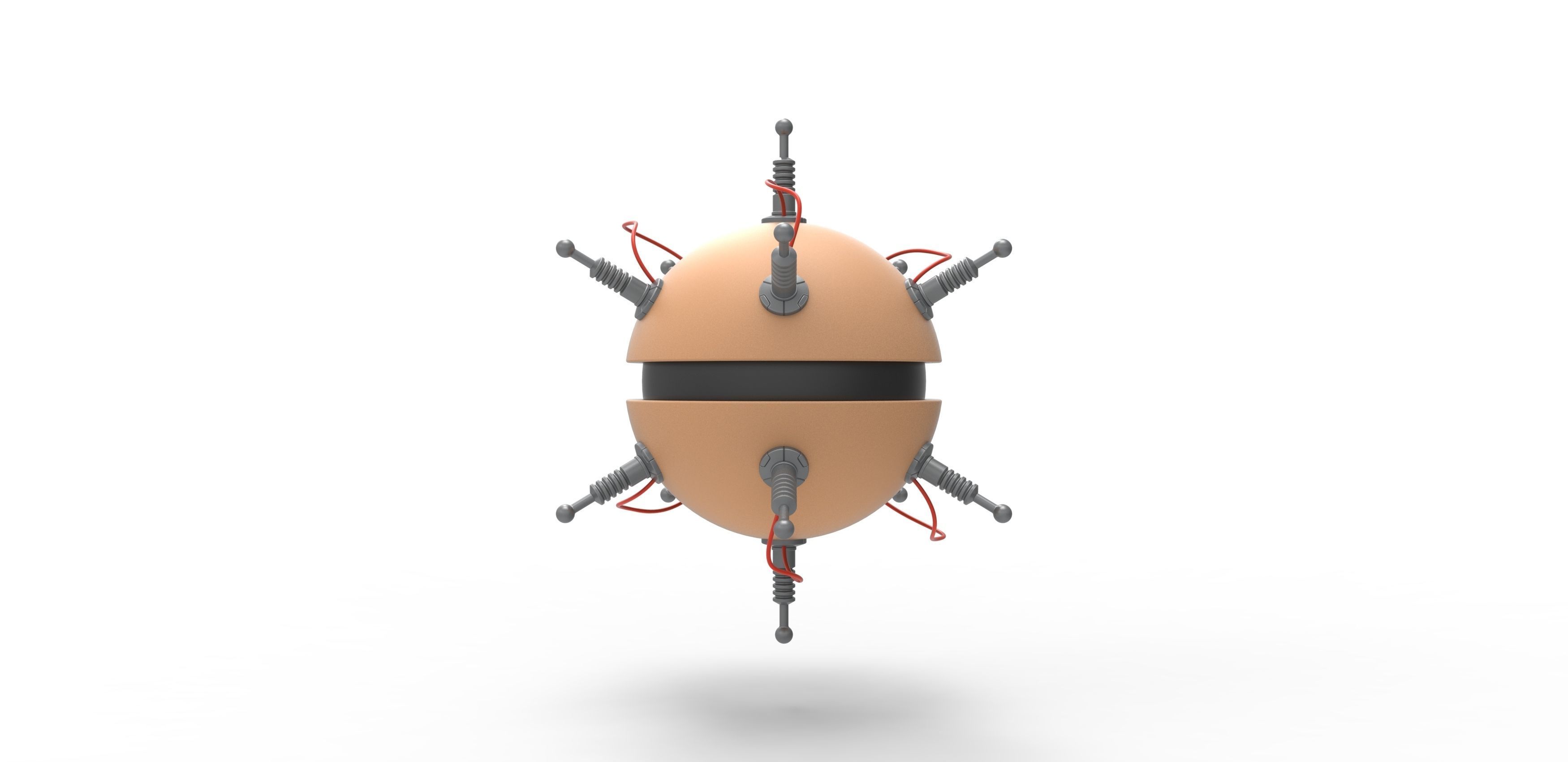 Thinker orb 3D print model_8