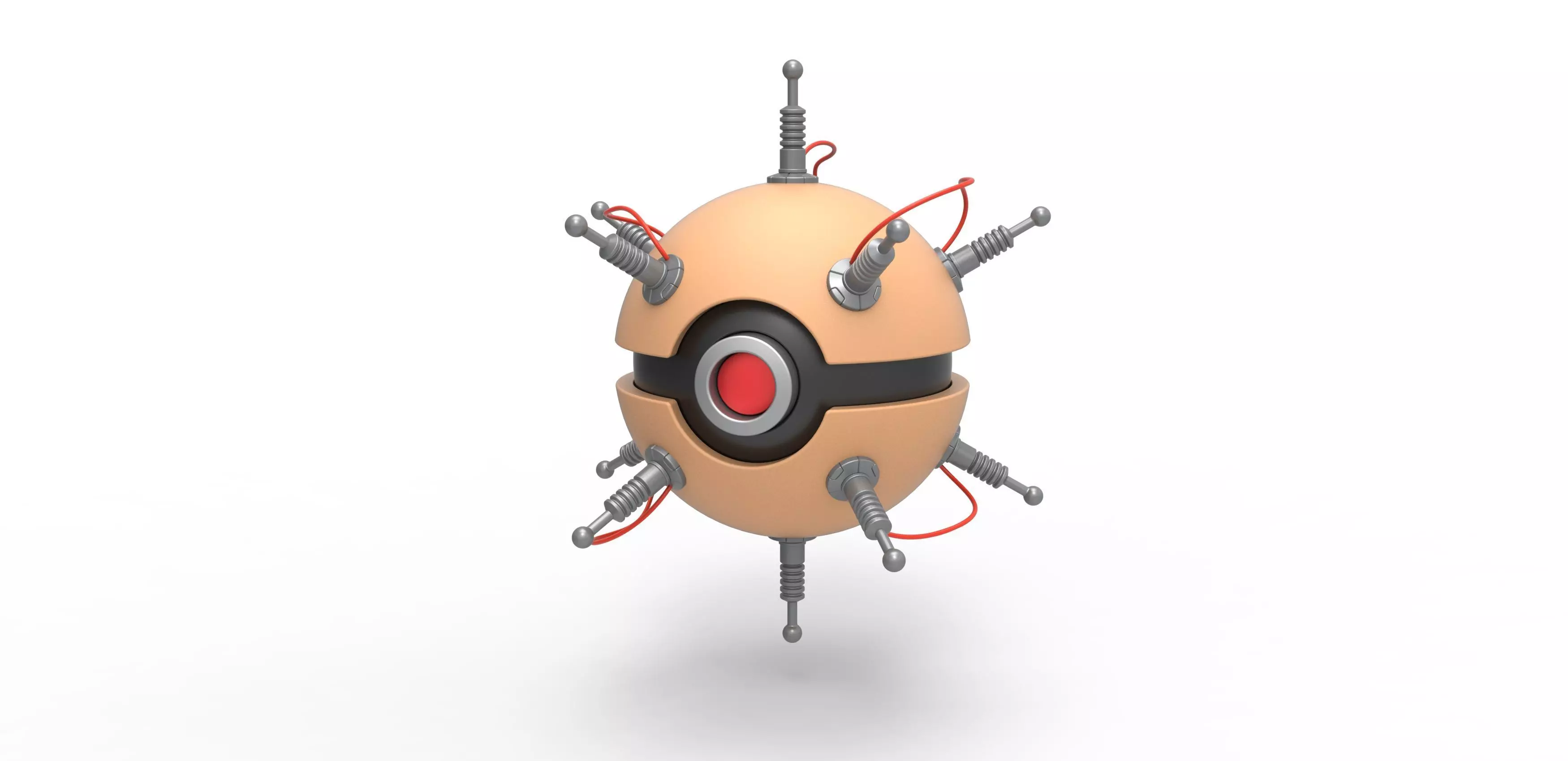 Thinker orb 3D print model_0